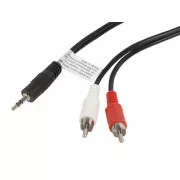Kabel LANBERG Minijack 3,5mm (M) 3 PIN do 2x RCA (CINCH) (M) 1,5m