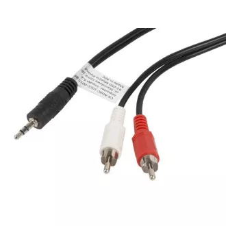 Kabel LANBERG Minijack 3,5mm (M) 3 PIN do 2x RCA (CINCH) (M) 1,5m Kabel LANBERG Minijack 3,5mm (M) 3 PIN do 2x RCA (CINCH) (M) 1,5m