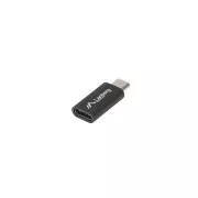 Adapter LANBERG USB-C (F) 2.0 do USB MICRO (M), czarny