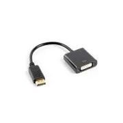 Adapter LANBERG DisplayPort (M) 1.2 do DVI-I (F) (24 5), podwójne łącze