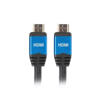 Kabel LANBERG HDMI M/M 2.0 3m, CU, czarny, Premium