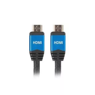 Kabel LANBERG HDMI M/M 2.0 3m, CU, czarny, Premium