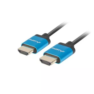 Kabel LANBERG HDMI M/M 2.0 1,8 m 4K czarny, wąski