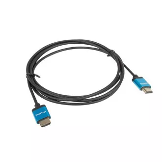 Kabel LANBERG HDMI M/M 2.0 1,8 m 4K czarny, wąski