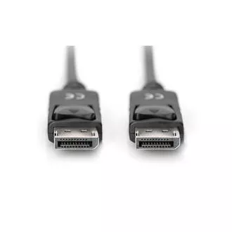 Kabel połączeniowy Digitus DisplayPort 1.2, DP M/M, 2,0 m, z zatrzaskiem, Ultra HD 4K, czarny Kabel połączeniowy Digitus DisplayPort 1.2, DP M/M, 2,0 m, z zatrzaskiem, Ultra HD 4K, czarny