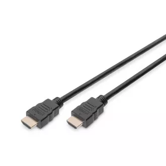 Szybki kabel połączeniowy Digitus HDMI, typ A M/M, 2,0 m, Ultra HD 60p, złoty, bl Szybki kabel połączeniowy Digitus HDMI, typ A M/M, 2,0 m, Ultra HD 60p, złoty, bl