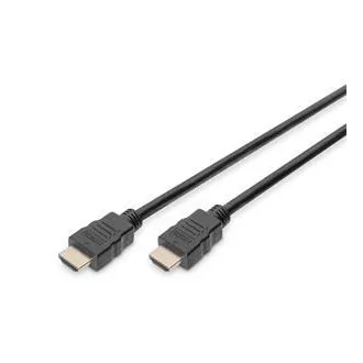 Szybki kabel połączeniowy Digitus HDMI, typ A M/M, 2,0 m, Ultra HD 60p, złoty, bl Szybki kabel połączeniowy Digitus HDMI, typ A M/M, 2,0 m, Ultra HD 60p, złoty, bl