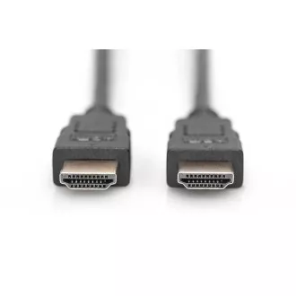 Szybki kabel połączeniowy Digitus HDMI, typ A M/M, 3,0 m, Ultra HD 60p, złoty, bl Szybki kabel połączeniowy Digitus HDMI, typ A M/M, 3,0 m, Ultra HD 60p, złoty, bl