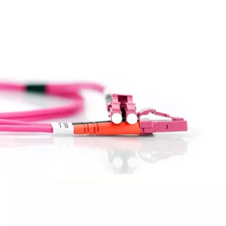 Patchcord światłowodowy DIGITUS, LC do LC, wielomodowy OM4 - 50/125 µ, dupleks, długość 3 m