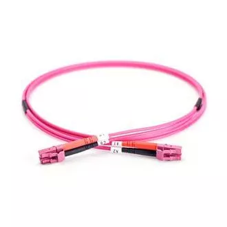 Patchcord światłowodowy DIGITUS, LC do LC, wielomodowy OM4 - 50/125 µ, dupleks, długość 5m