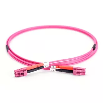 Patchcord światłowodowy DIGITUS, LC do LC, wielomodowy OM4 - 50/125 µ, dupleks, długość 10 m