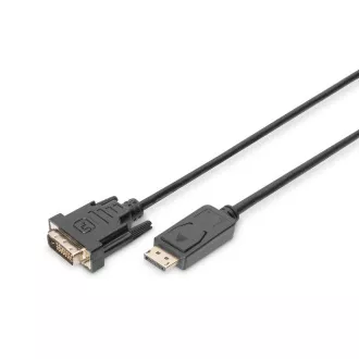 Kabel połączeniowy Digitus DisplayPort, DP/M- DVI (24 1)/M 2,0 m