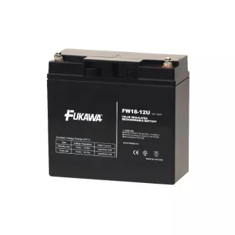 Akumulator FUKAWA FW 18-12 U (12V; 18Ah; gwint M5; żywotność 5 lat)