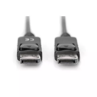 Kabel połączeniowy Digitus DisplayPort 1.1a. 1 m, CU, AWG28, 2x ekranowany