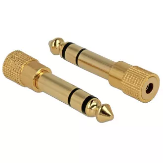 Adapter stereo jack 6,35 mm męski do stereo jack 3,5 mm żeński