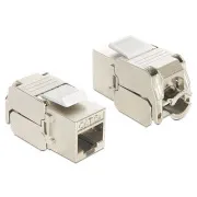 Moduł Keystone RJ45 żeński Delock > LSA Cat.6A