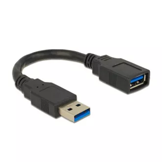 Przedłużacz USB 3.0 męski/żeński A/A Delock o długości 15 cm