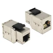 Moduł Keystone Delock RJ45 żeński > RJ45 żeński Cat.6, złącze