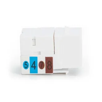 DIGITUS Keystone Jack CAT 5e, nieekranowany RJ45 do LSA, biały DIGITUS Keystone Jack CAT 5e, nieekranowany RJ45 do LSA, biały