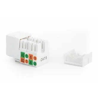 DIGITUS Keystone Jack CAT 5e, nieekranowany RJ45 do LSA, biały DIGITUS Keystone Jack CAT 5e, nieekranowany RJ45 do LSA, biały