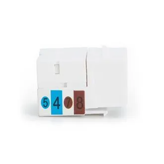 DIGITUS Keystone Jack CAT 5e, nieekranowany RJ45 do LSA, biały DIGITUS Keystone Jack CAT 5e, nieekranowany RJ45 do LSA, biały