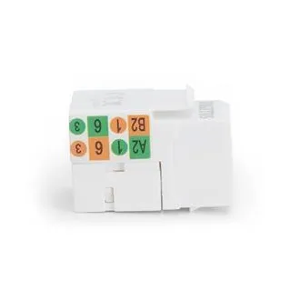 DIGITUS Keystone Jack CAT 5e, nieekranowany RJ45 do LSA, biały DIGITUS Keystone Jack CAT 5e, nieekranowany RJ45 do LSA, biały