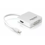 Adapter Delock DisplayPort mini (męski) do Displayport / HDMI / DVI 29 pin