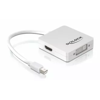 Adapter Delock DisplayPort mini (męski) do Displayport / HDMI / DVI 29 pin