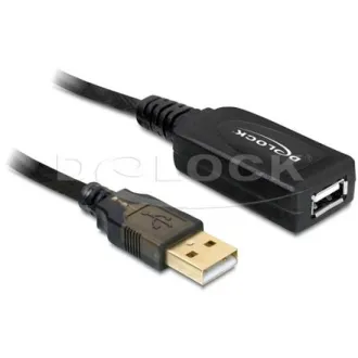 Kabel USB 2.0 Delock, przedłużacz A-A męski/żeński 20 m, aktywny