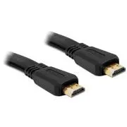 Kabel HDMI 1.4 firmy Delock, typ A/A, wtyk/wtyk, płaski, długość 5 metrów