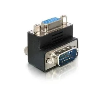 Adapter VGA Delock: wtyk – gniazdo, prostokątny Adapter VGA Delock: wtyk – gniazdo, prostokątny