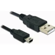 Kabel Delock USB 2.0 A-męski > USB mini-B 5-pin męski, 0,7 m