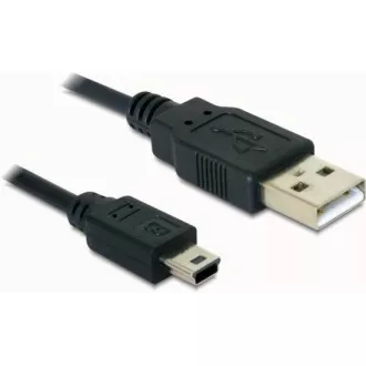 Kabel Delock USB 2.0 A-męski > USB mini-B 5-pin męski, 0,7 m