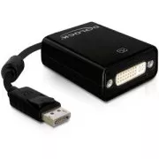 Adapter Delock DisplayPort (męski) do DVI 24 5 (żeński), czarny