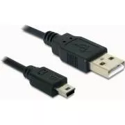 Kabel Delock USB 2.0 A-męski i USB mini-B 5-pin męski, 1,5 metra