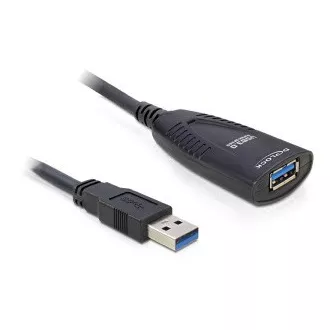 Przedłużacz USB 3.0 A/A Delock, męski/żeński, długość 5 m z aktywnym wzmocnieniem