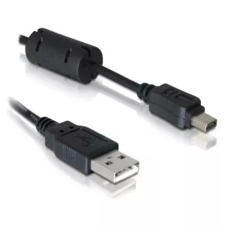 Delock KABEL USB 2.0 mini typ Olympus 12pin długość 1m Delock KABEL USB 2.0 mini typ Olympus 12pin długość 1m