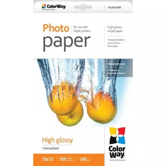 Papier fotograficzny COLORWAY/ wysoki połysk 180g/m2, 10x15/ 100 szt. Papier fotograficzny COLORWAY/ wysoki połysk 180g/m2, 10x15/ 100 szt.