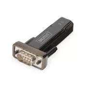 Konwerter DIGITUS USB 2.0 na port szeregowy, DSUB 9M wraz z kablem. Kabel USB A 80cm