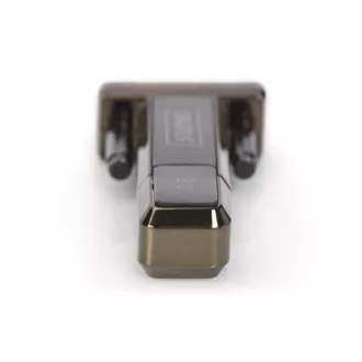Konwerter DIGITUS USB 2.0 na port szeregowy, DSUB 9M wraz z kablem. Kabel USB A 80cm Konwerter DIGITUS USB 2.0 na port szeregowy, DSUB 9M wraz z kablem. Kabel USB A 80cm