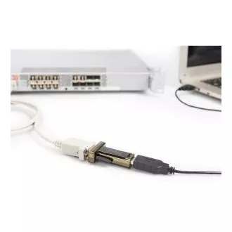 Konwerter DIGITUS USB 2.0 na port szeregowy, DSUB 9M wraz z kablem. Kabel USB A 80cm Konwerter DIGITUS USB 2.0 na port szeregowy, DSUB 9M wraz z kablem. Kabel USB A 80cm