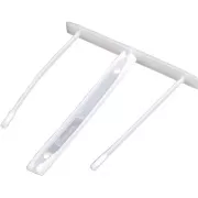 Klips archiwizacyjny Fellowes, długość 85 mm, (50 sztuk), biały