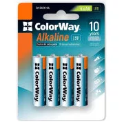 Baterie alkaliczne Colorway AA/ 1,5V/ 4 sztuki w opakowaniu/ Blister