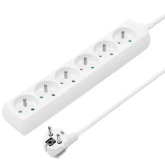 PremiumCord – przedłużacz 230 V, 7 m, 6 gniazdek PremiumCord – przedłużacz 230 V, 7 m, 6 gniazdek