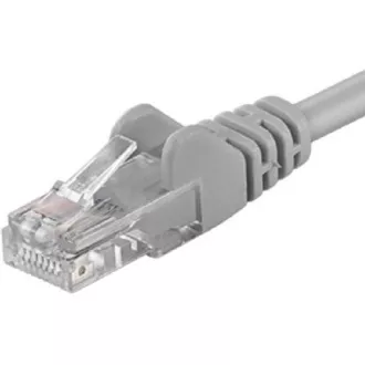PremiumCord Kabel krosowy UTP RJ45-RJ45 CAT6 25m szary