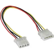 Przedłużacz zasilania PremiumCord 5,25" molex 37 cm