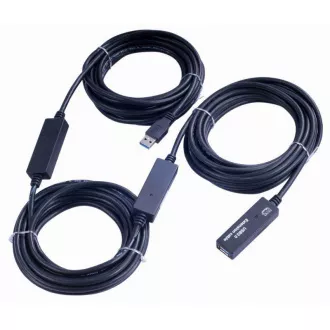 PremiumCord USB 3.0 repeater i przedłużacz A/M-A/F 20m