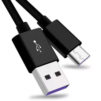 PremiumCord Kabel USB 3.1 C/M - USB 2.0 A/M, Super szybkie ładowanie 5A, czarny, 2m