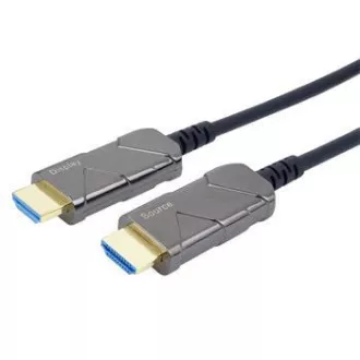 Kabel światłowodowy PremiumCord Ultra High Speed HDMI 2.1 8K@60Hz, pozłacany 30m Kabel światłowodowy PremiumCord Ultra High Speed HDMI 2.1 8K@60Hz, pozłacany 30m