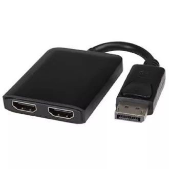Adapter PremiumCord MST DisplayPort 1.2 - 2x HDMI, rozszerzenie mirror 2 obrazy, 4K*2K@60Hz Adapter PremiumCord MST DisplayPort 1.2 - 2x HDMI, rozszerzenie mirror 2 obrazy, 4K*2K@60Hz